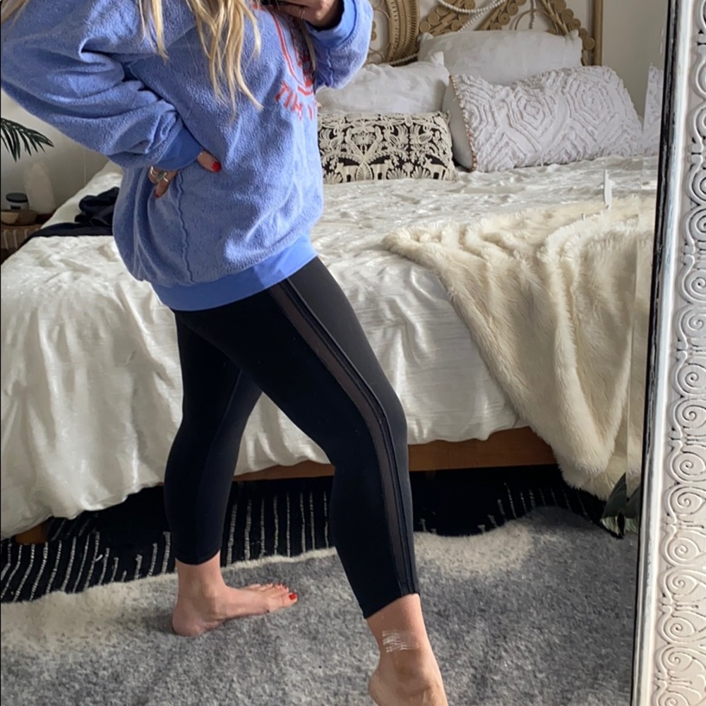 Lululelon Side Mesh Leggings 6